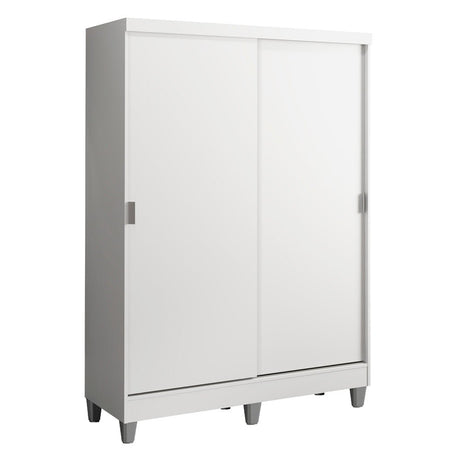 Closet Luke Blanco 120x192cm con Dos Cajones y con Tres Entrepaños - CLOSETS | Bylmo