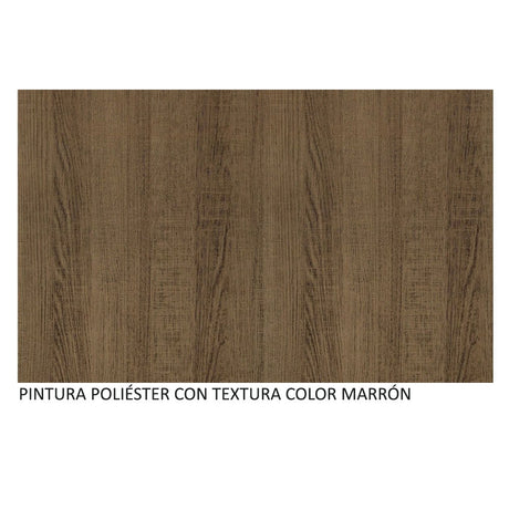 Closet Luke Marron 120x192cm con Espejo con Dos Cajones y con Tres Entrepaños - CLOSETS | Bylmo