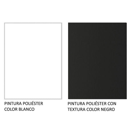 Closet Reno Blanco y Negro 180x205cm con Dos Espejos con Cuatro Cajones y con Seis Entrepaños - CLOSETS | Bylmo