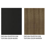Closet Reno Negro y Marron 180x205cm con Dos Espejos con Cuatro Cajones y con Seis Entrepaños - CLOSETS | Bylmo