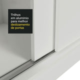 Closet Max Blanco 119x183cm con Espejo con Dos Cajones y con Tres Entrepaños - CLOSETS | Bylmo