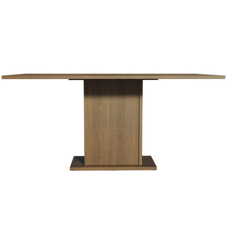 Comedor Marron 160x79cm Rectangular de Seis Puestos sin Sillas - COMEDORES | Bylmo