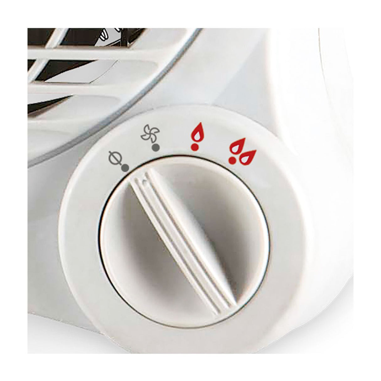 Calefactor Blanco 23x23cm De Una Velocidad sin Oscilación - CALEFACTORES | Bylmo