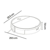 Aspiradora Robótica Negro 29.5x7.8cm de 0.3 Litros con Dos Velocidades - ASPIRADORAS | Bylmo