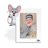 Portarretrato Kids Blanco 19.5x22cm sin Marco y con Vidrio Protector - PORTARRETRATOS | Bylmo