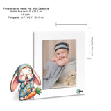 Portarretrato Kids Blanco 20.5x19.5cm sin Marco y con Vidrio Protector - PORTARRETRATOS | Bylmo