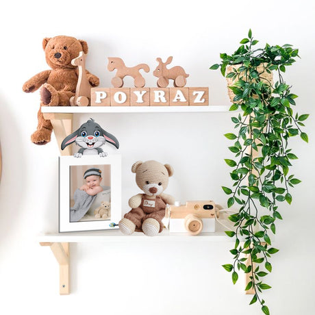 Portarretrato Kids Blanco 29x14.5cm sin Marco y con Vidrio Protector - PORTARRETRATOS | Bylmo