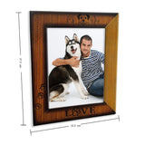 Portarretrato Love Dog Madera Clara Natural 22.5x27.5cm sin Marco y con Vidrio Protector - PORTARRETRATOS | Bylmo