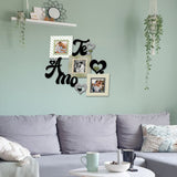 Cuadro Portarretrato Te Amo Verde 45.5x43cm sin Marco y con Vidrio Protector - PORTARRETRATOS | Bylmo