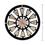 Reloj de Pared Nautic Negro 30x30cm Circular Analogo de Baterias - RELOJES | Bylmo