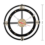 Set X 2 Relojes de Pared Memorial Elegance Negro 30x30cm Circular Analogo de Baterias - RELOJES | Bylmo
