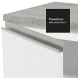 Mueble para Lavamanos Blanco 80x84cm Individual sin Lavamanos y sin Cajones - MUEBLES PARA LAVAMANOS | Bylmo