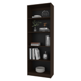 Estantería Home Nogal 62.8x180.6cm Rectangular con Cuatro Entrepaños - BIBLIOTECAS Y ESTANTERIAS | Bylmo