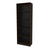 Estantería Home Nogal 62.8x180.6cm Rectangular con Cuatro Entrepaños - BIBLIOTECAS Y ESTANTERIAS | Bylmo