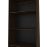 Estantería Home Nogal 62.8x180.6cm Rectangular con Cuatro Entrepaños - BIBLIOTECAS Y ESTANTERIAS | Bylmo
