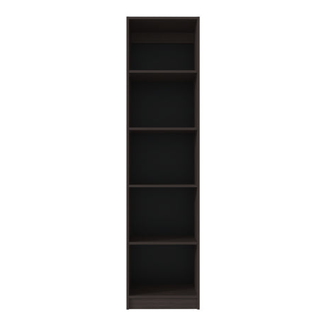 Estantería Home Nogal 45x180.6cm Rectangular con Cuatro Entrepaños - BIBLIOTECAS Y ESTANTERIAS | Bylmo