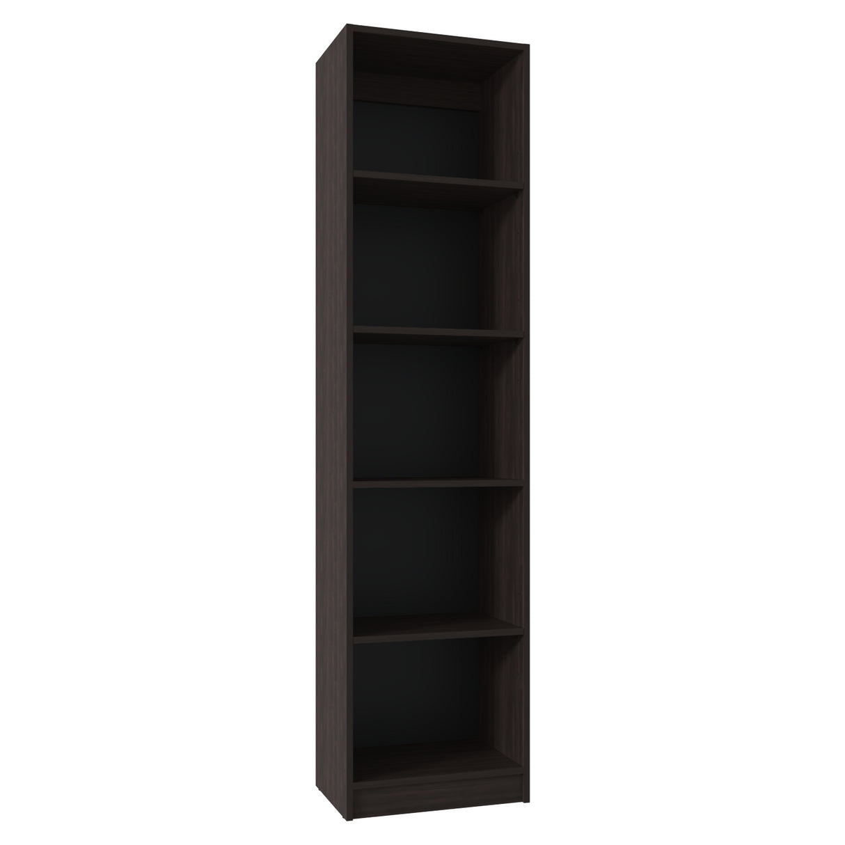 Estantería Home Nogal 45x180.6cm Rectangular con Cuatro Entrepaños - BIBLIOTECAS Y ESTANTERIAS | Bylmo