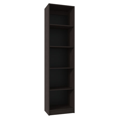 Estantería Home Nogal 45x180.6cm Rectangular con Cuatro Entrepaños - BIBLIOTECAS Y ESTANTERIAS | Bylmo