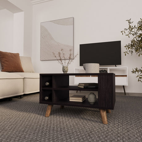 Mesa de Centro Lane Wengue 66.3x40cm Rectangular con Compartimientos - MESAS DE CENTRO | Bylmo