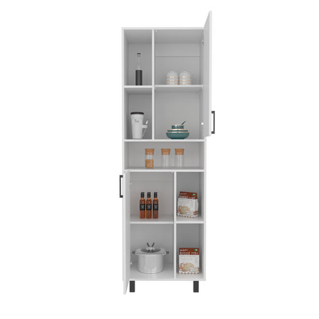 Alacena Bryce Blanco x39.6cm con Dos Puertas y con Patas - ALACENAS Y MUEBLES MICROONDAS | Bylmo