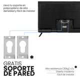 Televisor Led Smart Google 95.5x55.7cm de 43 Pulgadas FULL HD 1080P Con Wifi Integrado y Con Bluetooth - TELEVISORES | Bylmo