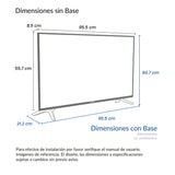 Televisor Led Smart Google 95.5x55.7cm de 43 Pulgadas FULL HD 1080P Con Wifi Integrado y Con Bluetooth - TELEVISORES | Bylmo