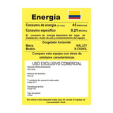 Congelador Blanco 106.5x84.4cm de 293 Litros con Iluminación Interna y con Un Compartimiento - CONGELADORES | Bylmo