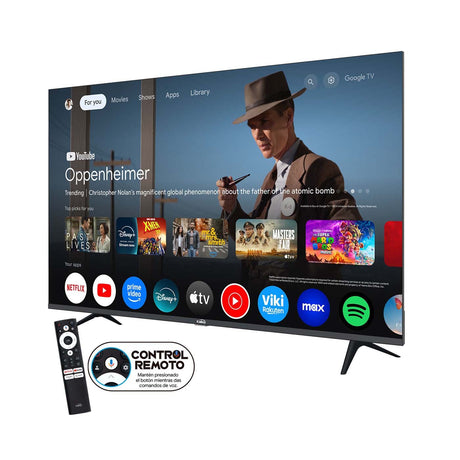 Televisor Kalley Smart LED Full HD 40 Pulgadas Google Negro 102.5x60.5cm con Wifi Integrado y con Bluetooth - TELEVISORES | Bylmo
