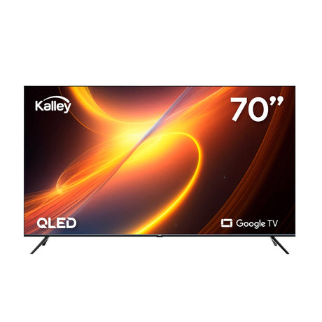 Televisor Kalley Smart QLED 4K 70 Pulgadas Google Negro 173x103cm con Wifi Integrado y con Bluetooth - TELEVISORES | Bylmo