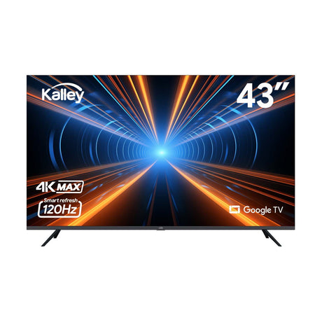 Televisor Kalley Smart LED 4K 43 Pulgadas Google Negro 107.5x64.6cm con Wifi Integrado Procesador con IA y con Bluetooth - TELEVISORES | Bylmo