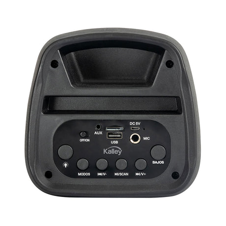 Parlante Kalley Negro 16.5x20cm con Bluetooth - PARLANTES | Bylmo