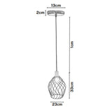 Set x 2 Lámparas de Techo Led Negro 23x33cm Ajustable de Una Luz - LAMPARAS DE TECHO | Bylmo