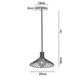 Lámpara de Techo Led Negro 25x14cm Ajustable de Una Luz - LAMPARAS DE TECHO | Bylmo
