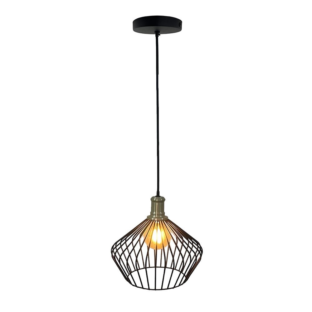 Lámpara de Techo Led Negro 27x25cm Ajustable de Una Luz - LAMPARAS DE TECHO | Bylmo