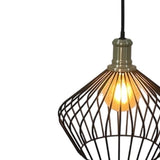 Lámpara de Techo Led Negro 27x25cm Ajustable de Una Luz - LAMPARAS DE TECHO | Bylmo