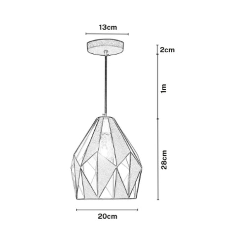 Lámpara de Techo Led Negro y Dorado 20x28cm Ajustable de Una Luz - LAMPARAS DE TECHO | Bylmo