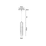 Set x 2 Lámparas de Techo Led Plata 6x30cm Ajustable de Una Luz - LAMPARAS DE TECHO | Bylmo