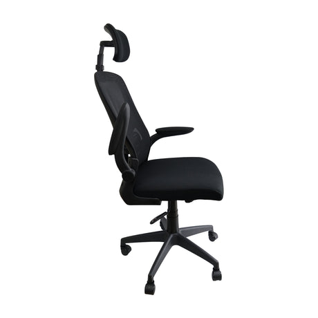 Silla de Oficina Bogota Negro 59x125.5cm con Ruedas con Soporte Lumbar y Espaldar Reclinable - SILLAS DE OFICINA | Bylmo