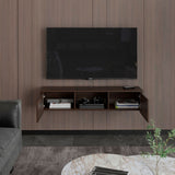 Repisa para TV Flotante Glen Nogal 125.1x26.8cm