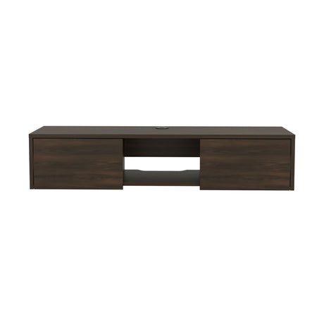 Repisa para TV Flotante Glen Nogal 125.1x26.8cm