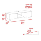 Repisa para TV Flotante Glen Nogal 125.1x26.8cm