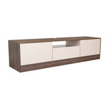 Rack de TV Niles Milan y Capri 200x50cm para TV Hasta 75 Pulgadas con Un Cajón y con Ranuras para Cables - MUEBLES DE TV | Bylmo