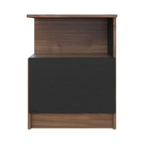 Mesa de Noche Vico Gales y Wengue 48x62cm con Un Cajón - MESAS DE NOCHE | Bylmo