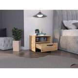 Mesa de Noche Oliveira Duna 44x35.6cm con Un Cajón - MESAS DE NOCHE | Bylmo