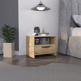 Mesa de Noche Oliveira Duna 44x35.6cm con Un Cajón - MESAS DE NOCHE | Bylmo