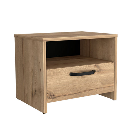 Mesa de Noche Oliveira Duna 44x35.6cm con Un Cajón - MESAS DE NOCHE | Bylmo