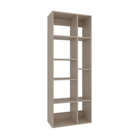 Biblioteca Rookie Bardolino 60x160cm Rectangular con Siete Entrepaños - BIBLIOTECAS Y ESTANTERIAS | Bylmo
