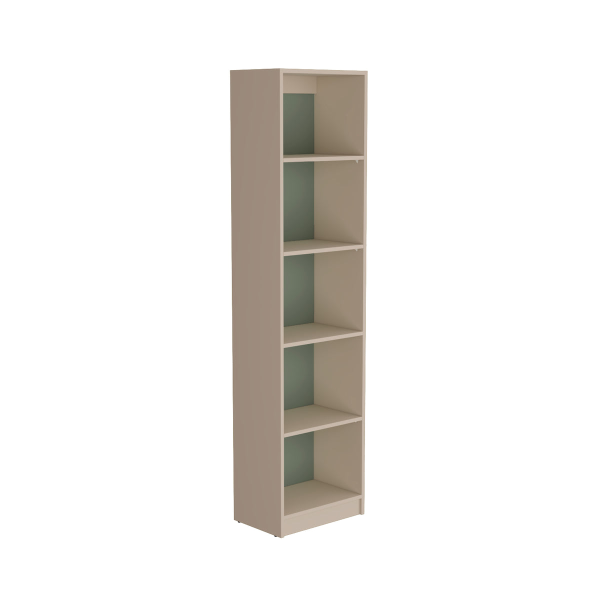 Estantería Upton Capri y Agave 45x180.6cm Rectangular con Cuatro Entrepaños - BIBLIOTECAS Y ESTANTERIAS | Bylmo