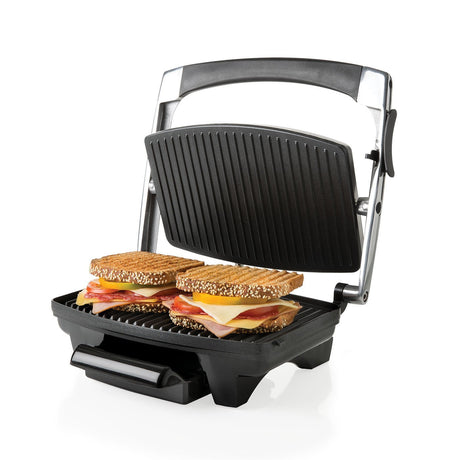 Asador Kalley Negro y Gris 32x27.5cm Electrico Portable con Colector de Grasa - ASADORES | Bylmo
