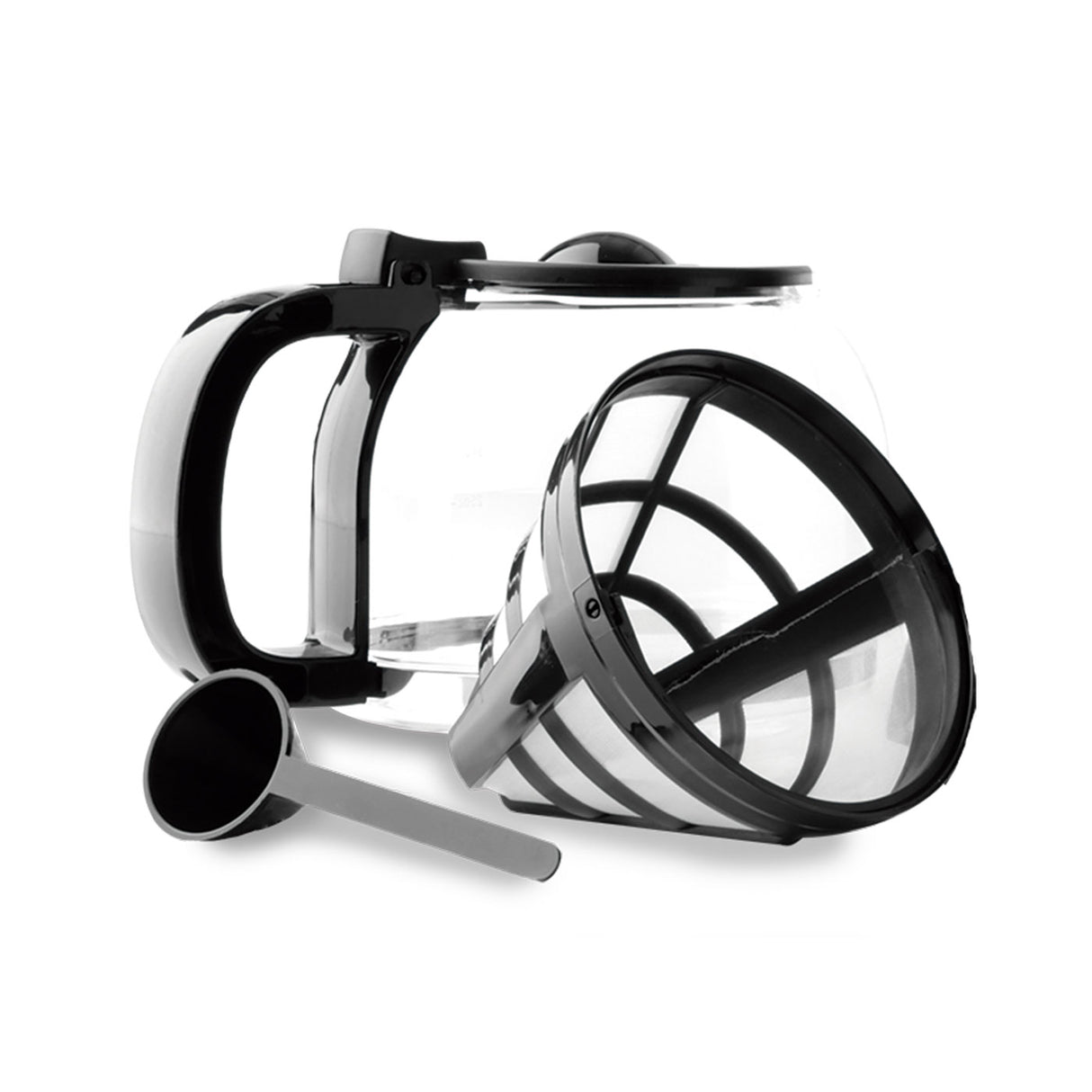 Cafetera Eléctrica Kalley Negro 26.2x33.1cm para Café Molido con Sistema Antigoteo para 12 tazas - CAFETERAS ELECTRICAS | Bylmo